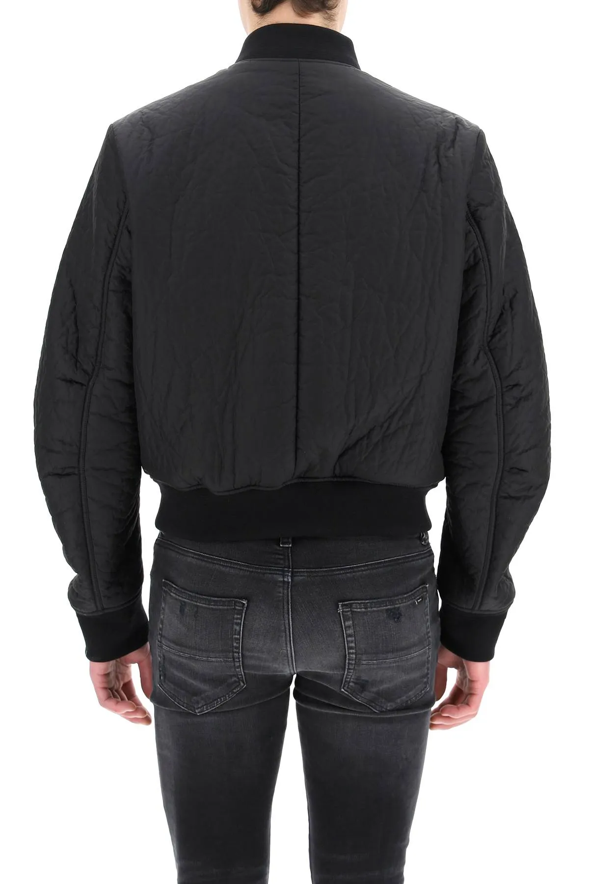 Amiri Logo Embroidered Zipped Jacket