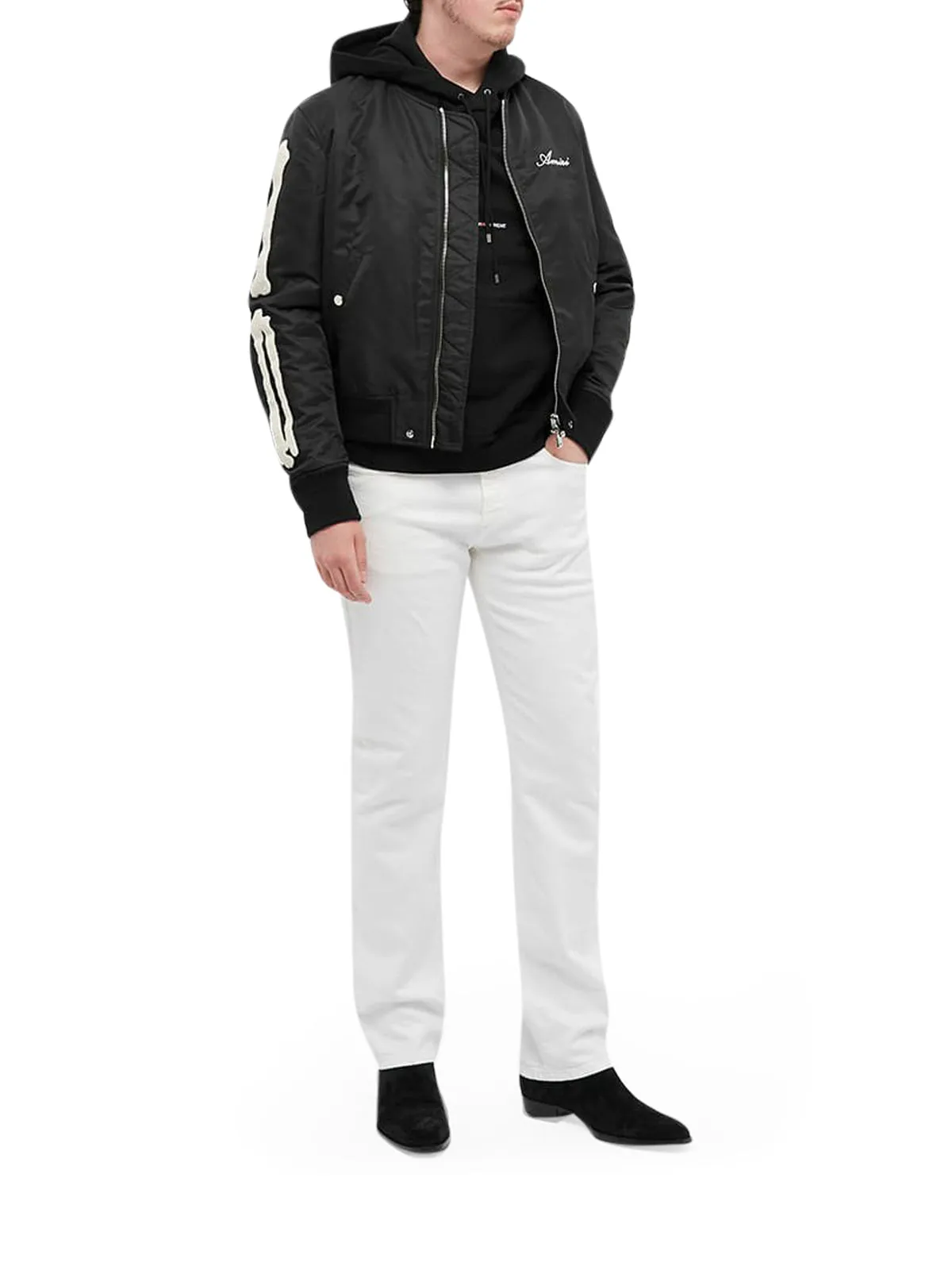 Amiri Skull Detailed Bomber Jacket