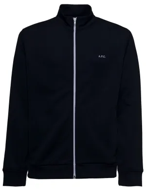 A.P.C. Logo Embroidered Zipped Jacket