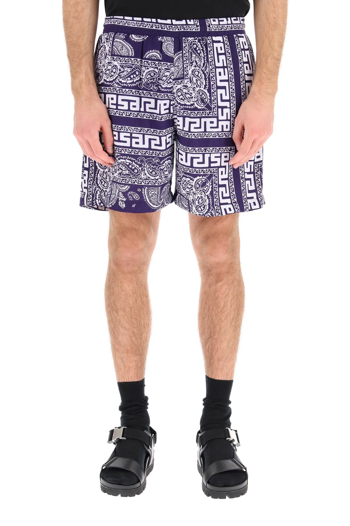 Aries Bandana Print Shorts