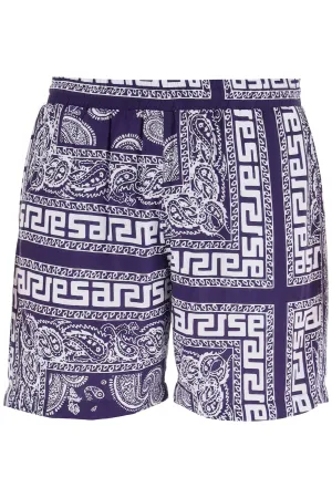 Aries Bandana Print Shorts