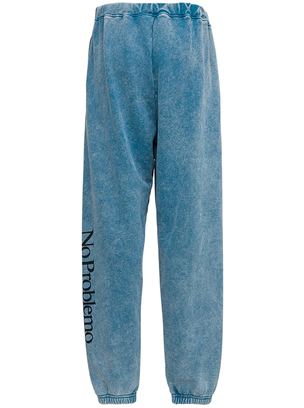 Aries Logo Printed Faded-Effect Trousers