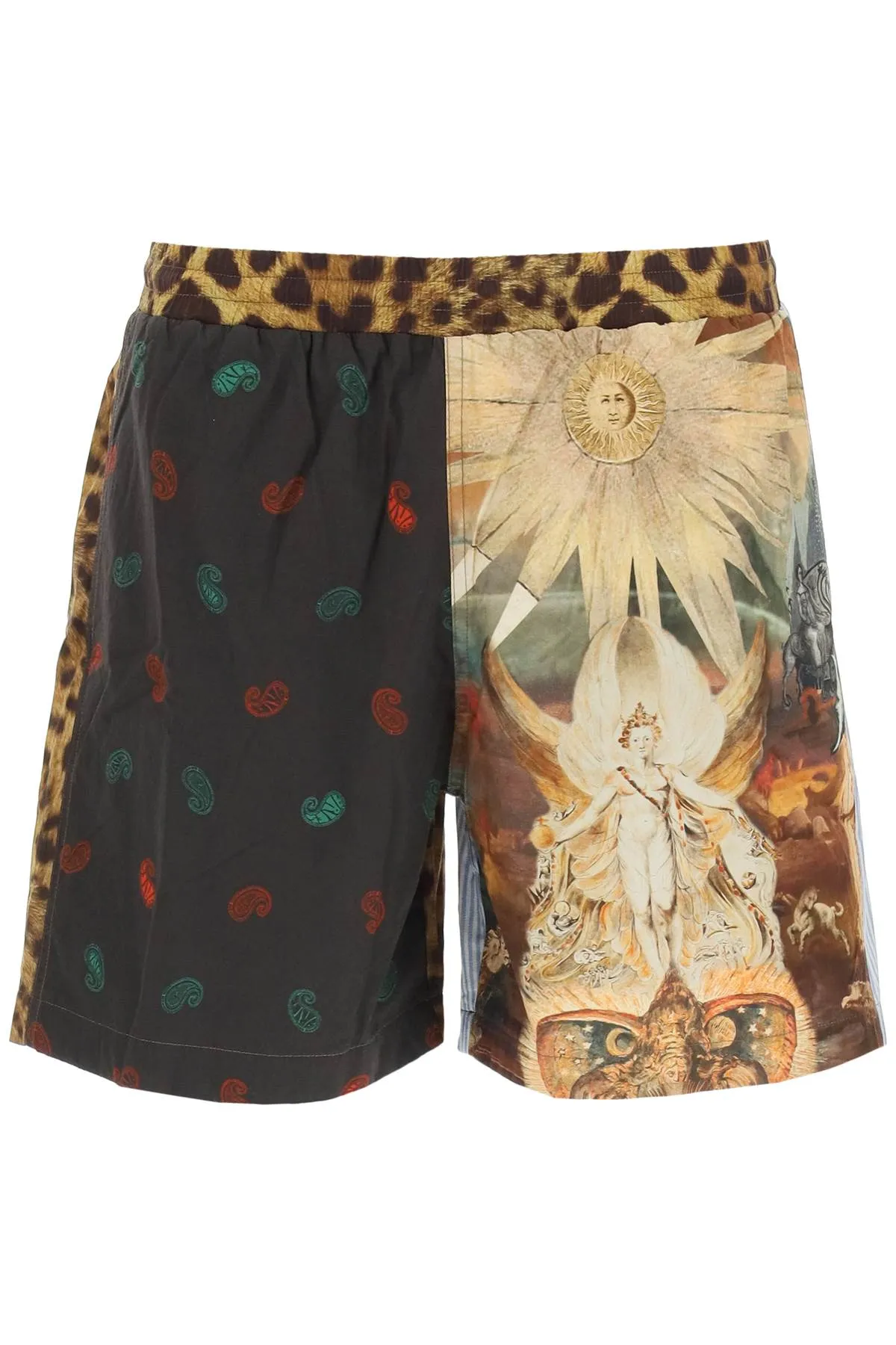 Aries Patchwork Loose Fit Shorts