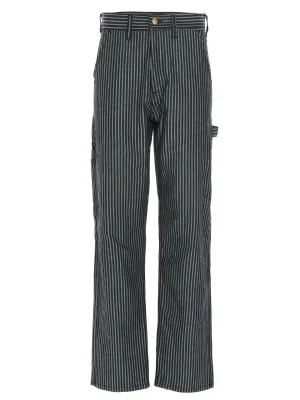 Aries X Lee Striped Straight-Leg Jeans