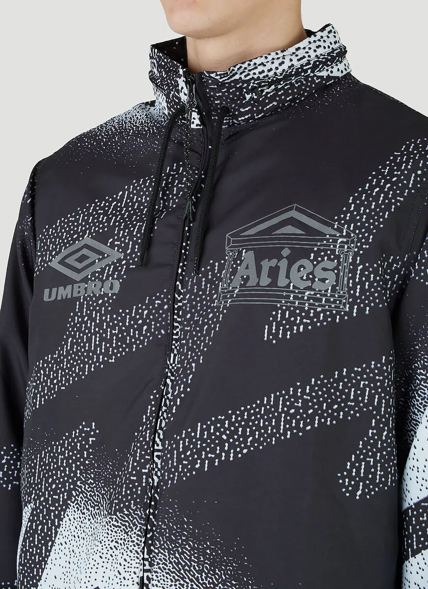 Aries X Umbro Abstract Pattern Printed Track Jacket