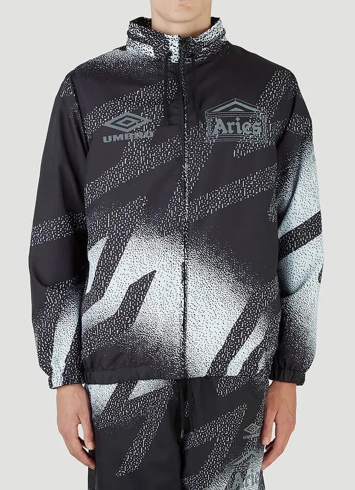 Aries X Umbro Abstract Pattern Printed Track Jacket