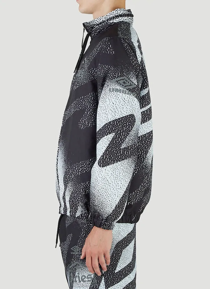 Aries X Umbro Abstract Pattern Printed Track Jacket