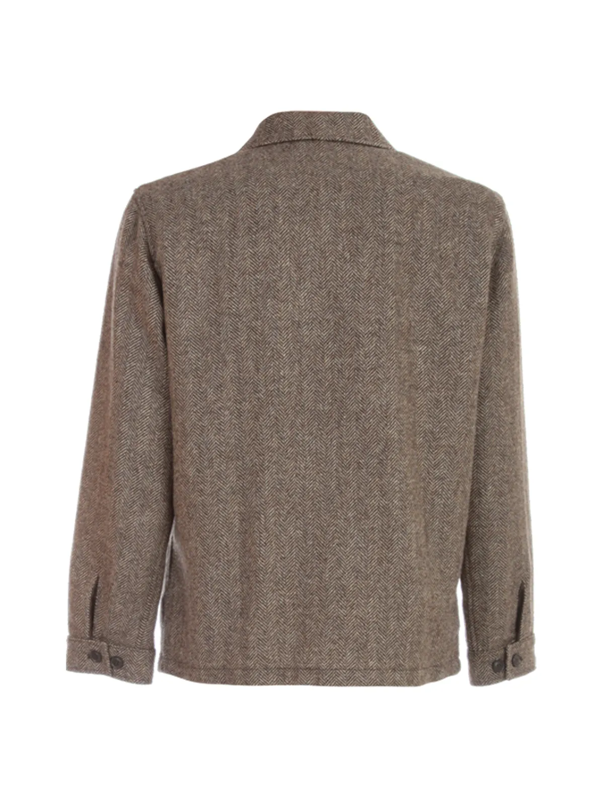 Aspesi Herringbone Patch-Pocket Jacket