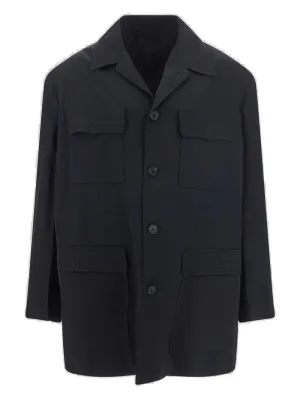 Balenciaga Buttoned Long-Sleeved Jacket