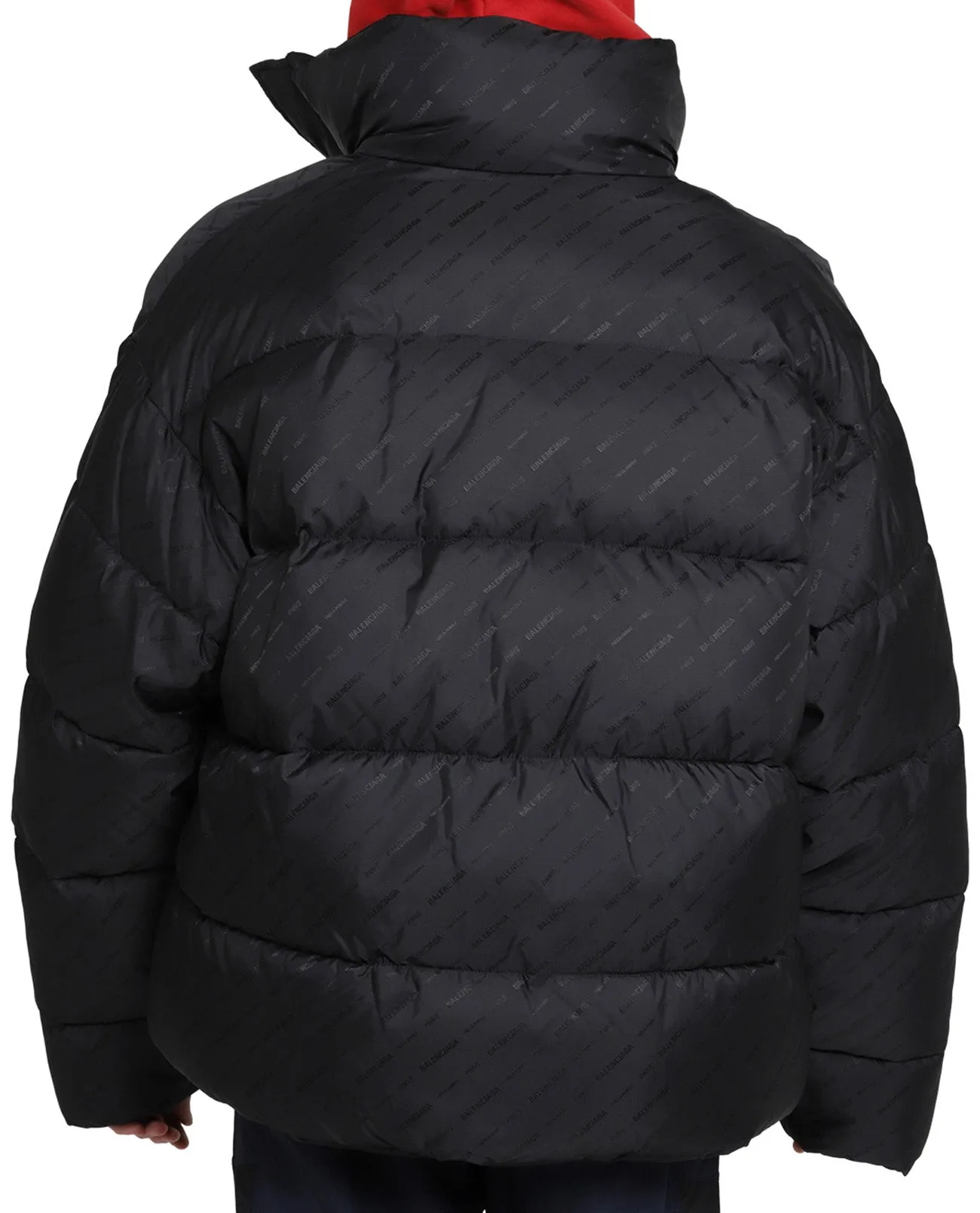 Balenciaga Logo Detailed Padded Jacket