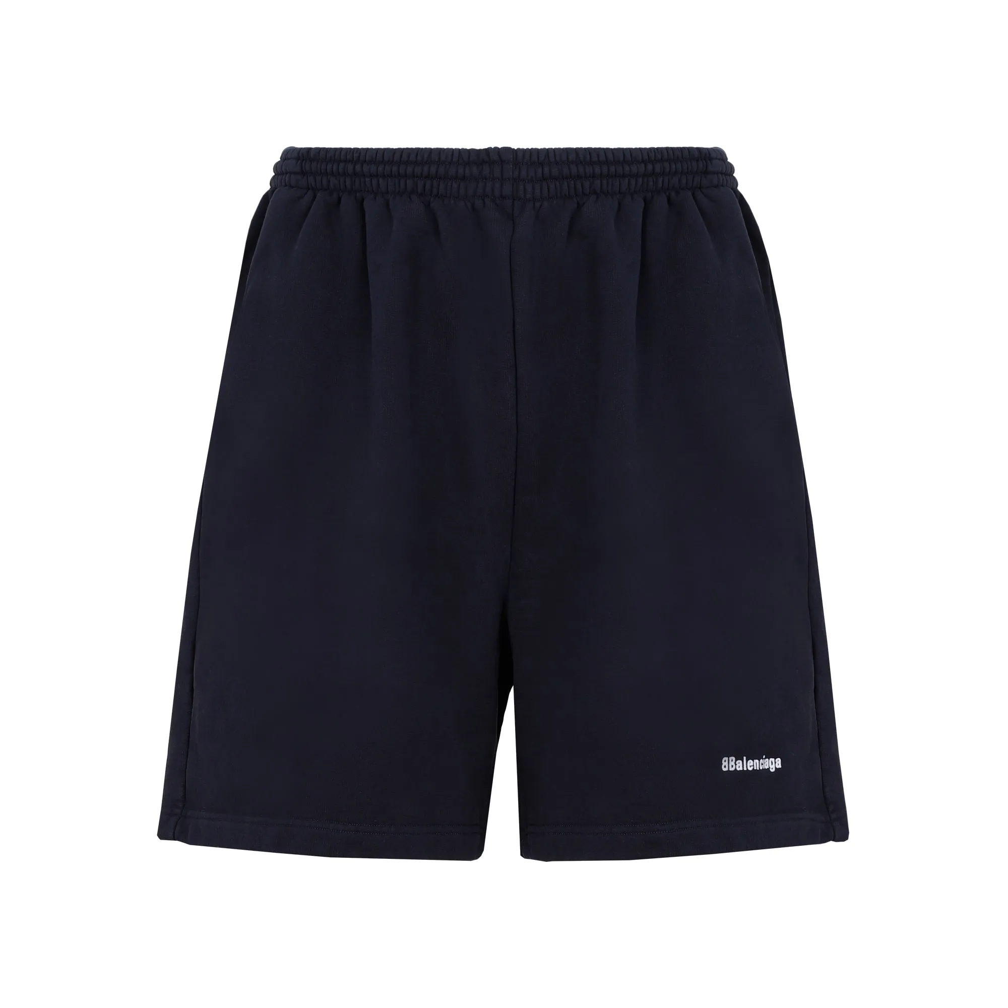 Balenciaga Logo Embroidered Sweat Shorts