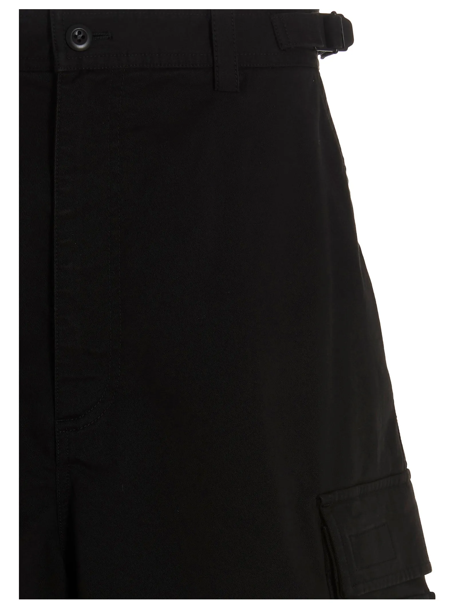 Balenciaga Logo Wide-Leg Shorts