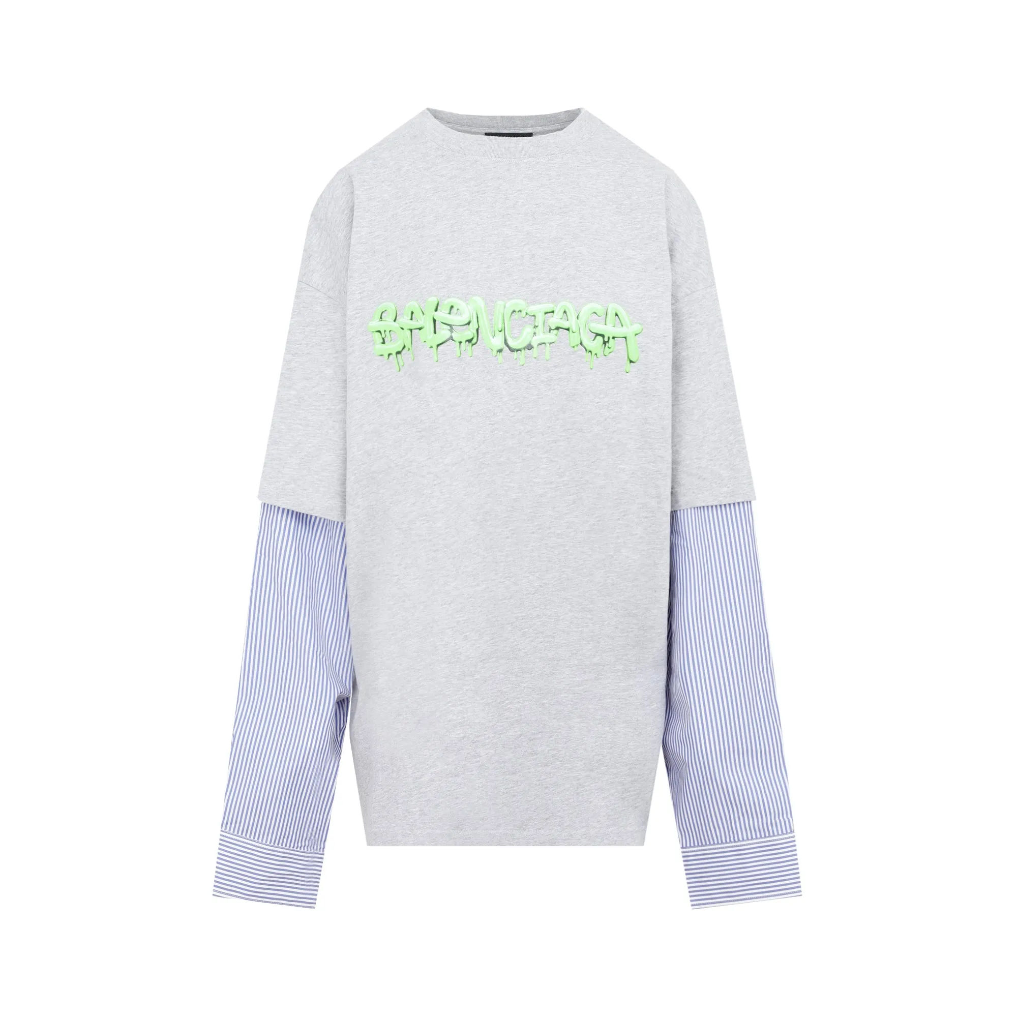 Balenciaga Slime Patched Sleeve T-Shirt