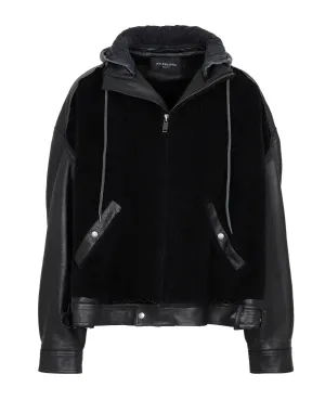 Balenciaga Zip-Up Hooded Jacket