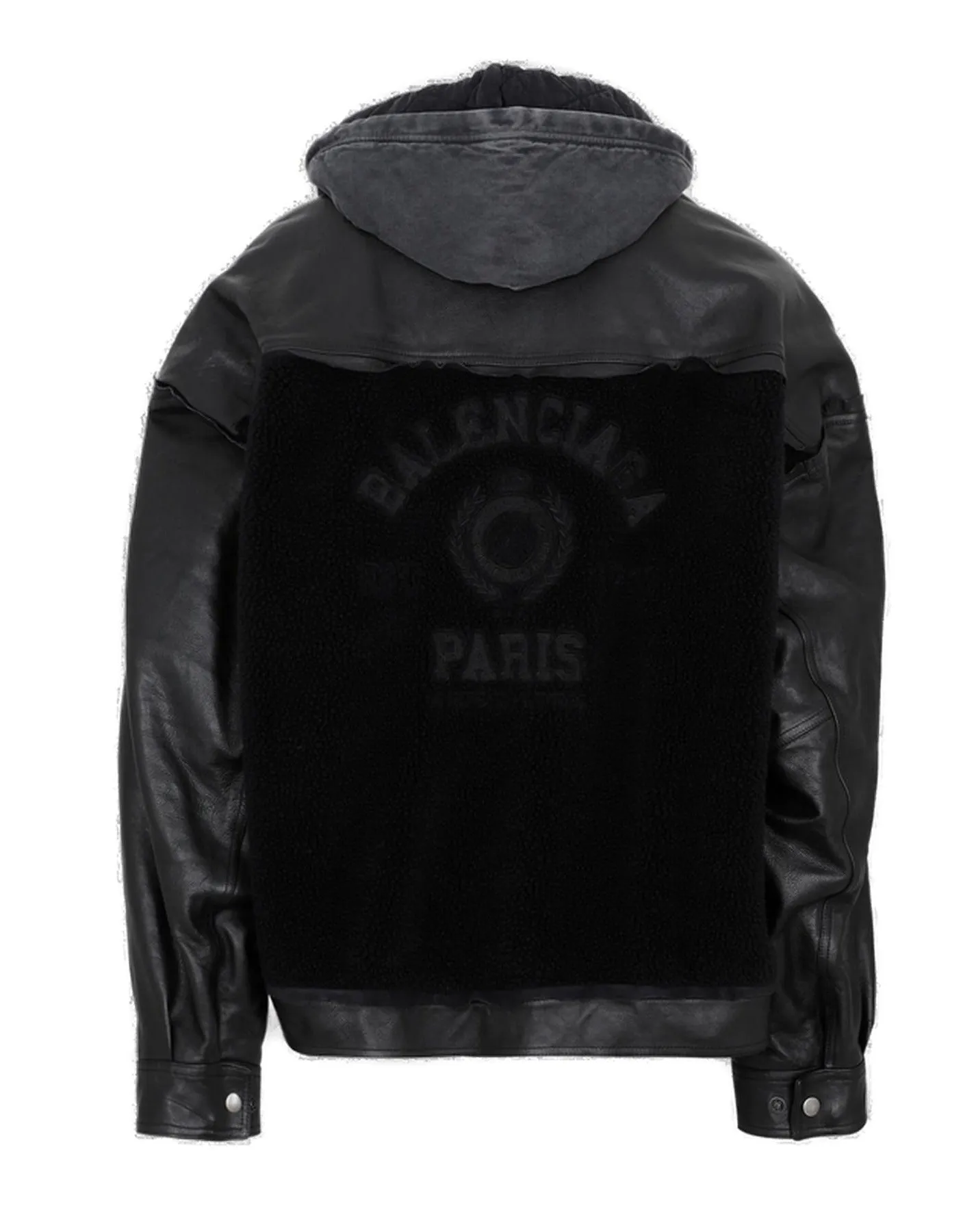 Balenciaga Zip-Up Hooded Jacket