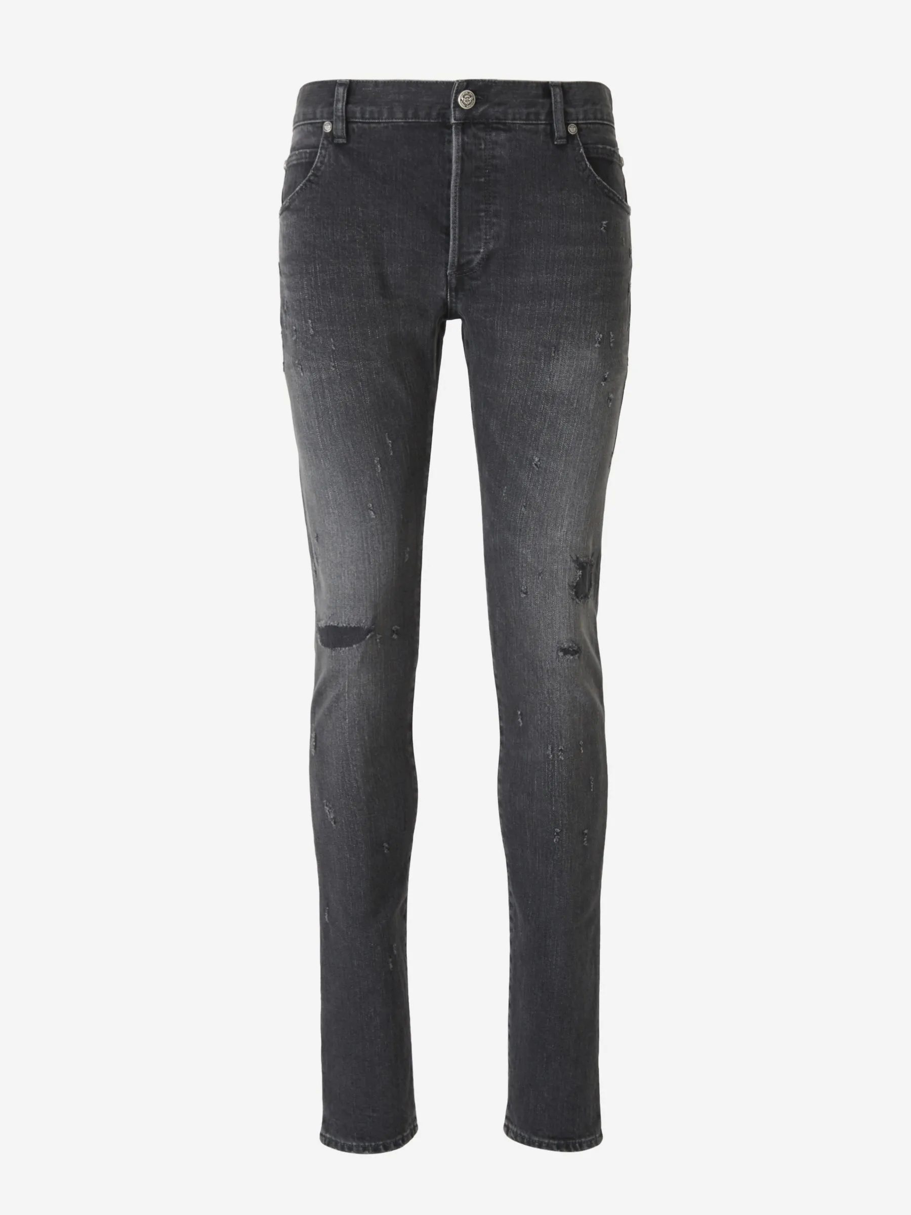 Balmain Distressed Skinny Jeans