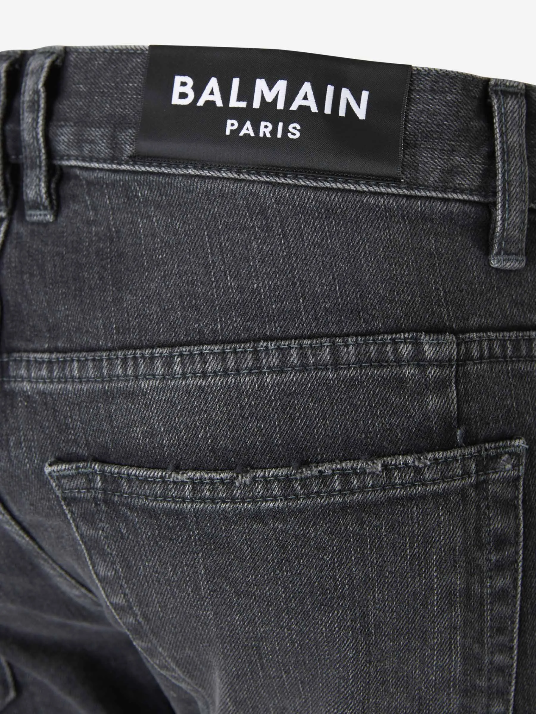 Balmain Distressed Skinny Jeans