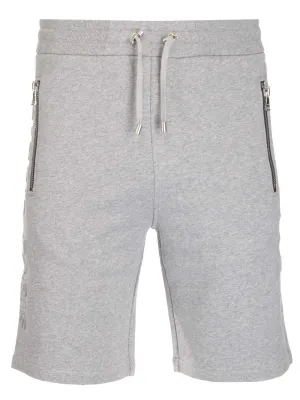 Balmain Logo Embossed Bermuda Shorts