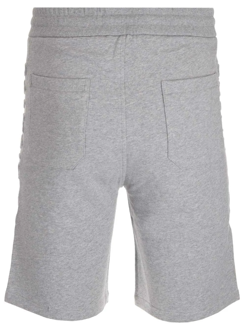 Balmain Logo Embossed Bermuda Shorts