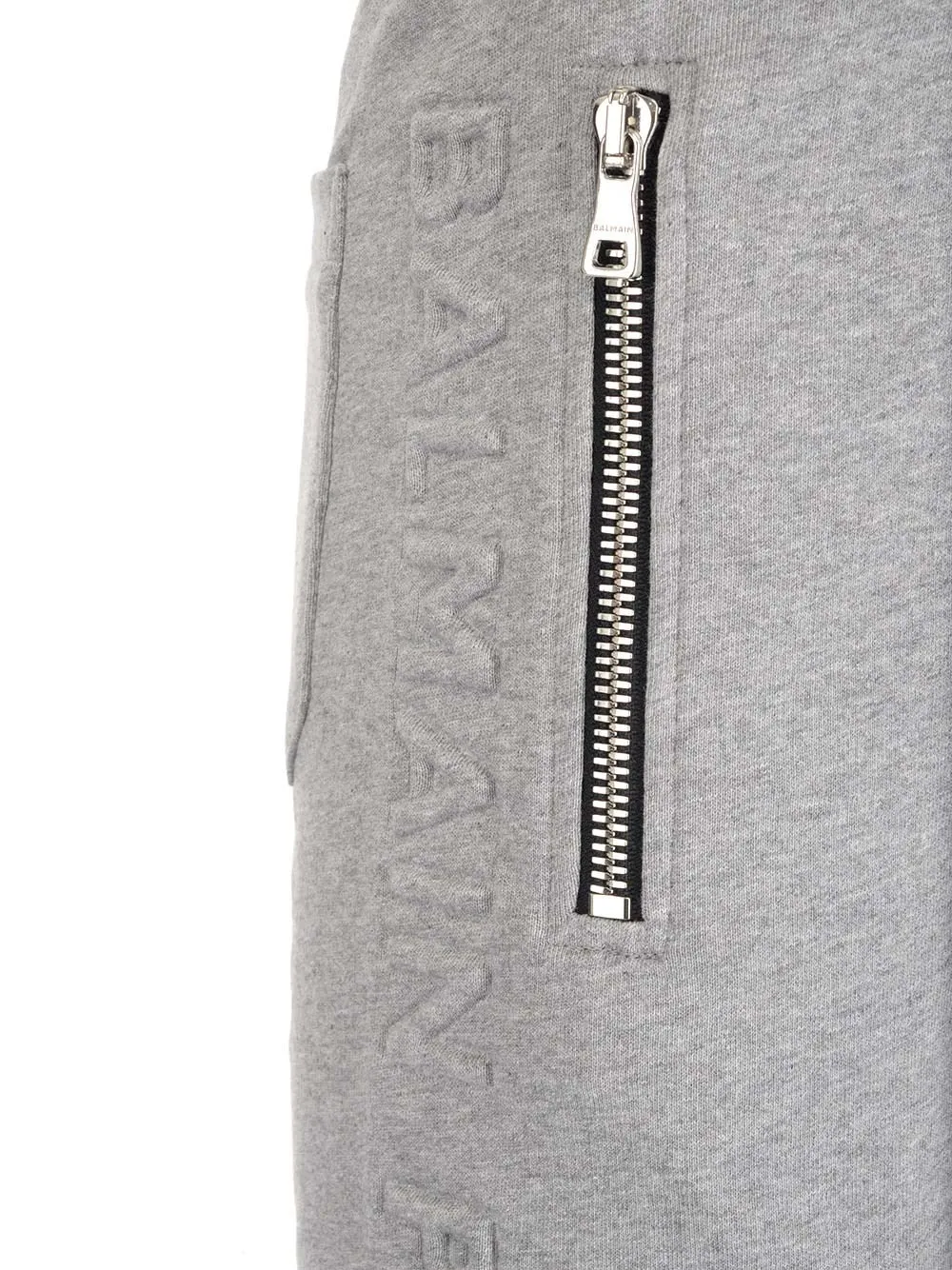 Balmain Logo Embossed Bermuda Shorts
