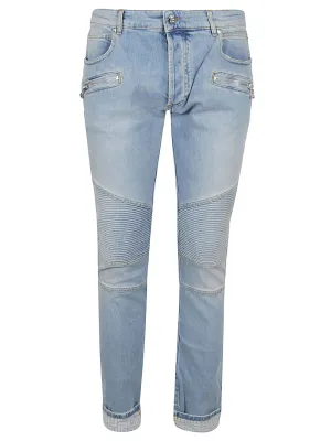 Balmain Mid-Waisted Skinny Jeans