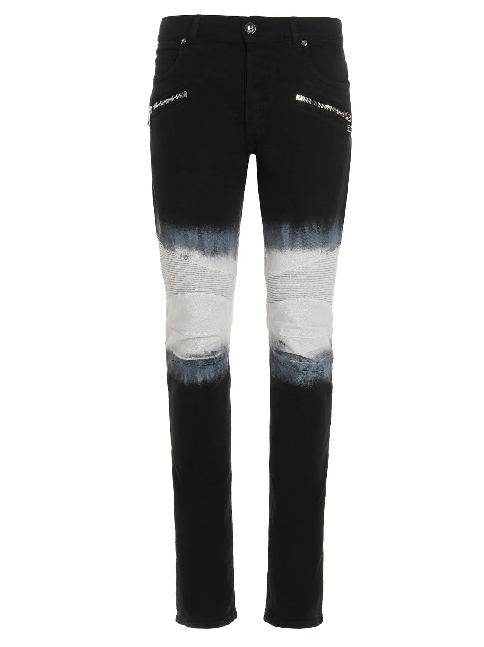 Balmain Slim Cut Tie-Dyed Jeans