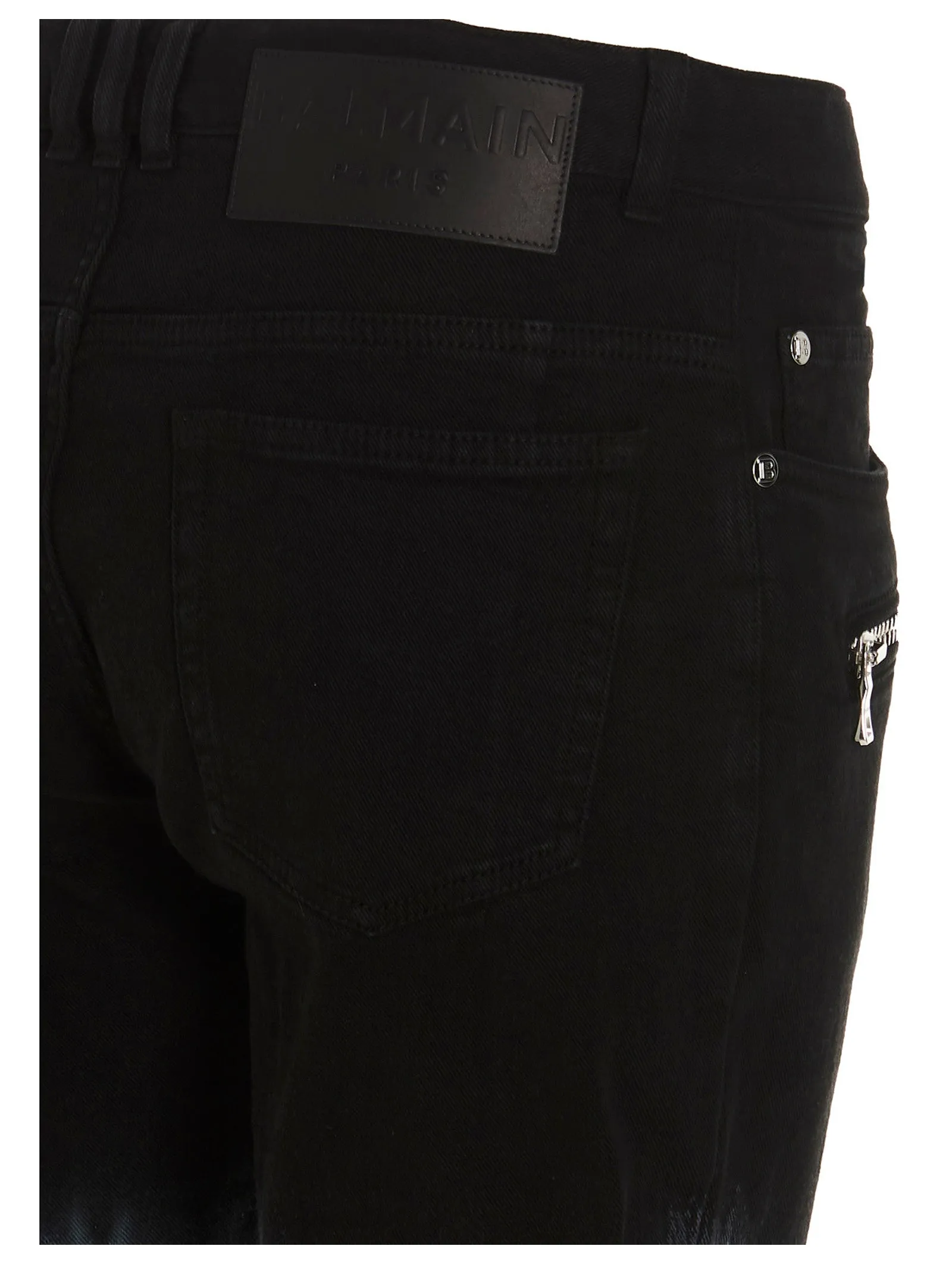 Balmain Slim Cut Tie-Dyed Jeans