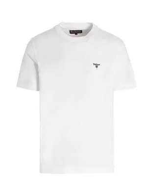 Barbour Logo Embroidered Crewneck T-Shirt