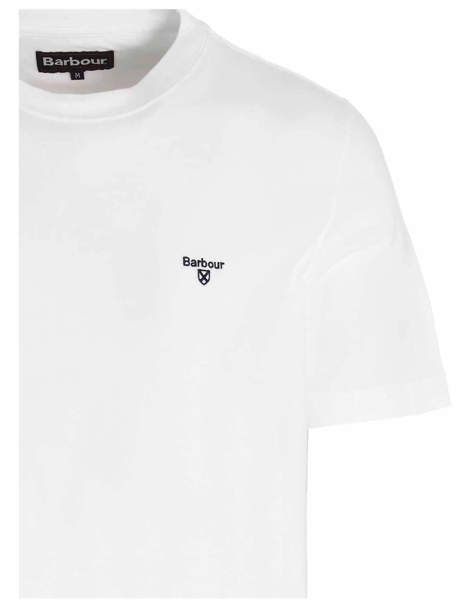 Barbour Logo Embroidered Crewneck T-Shirt