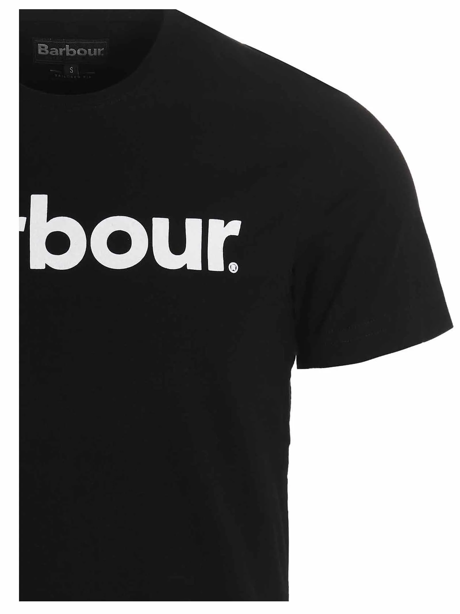 Barbour Logo Printed Crewneck T-Shirt