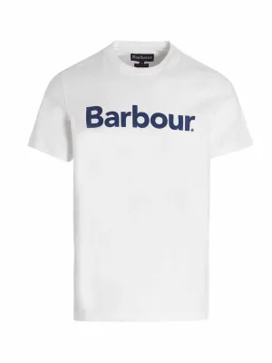 Barbour Logo Printed Crewneck T-Shirt