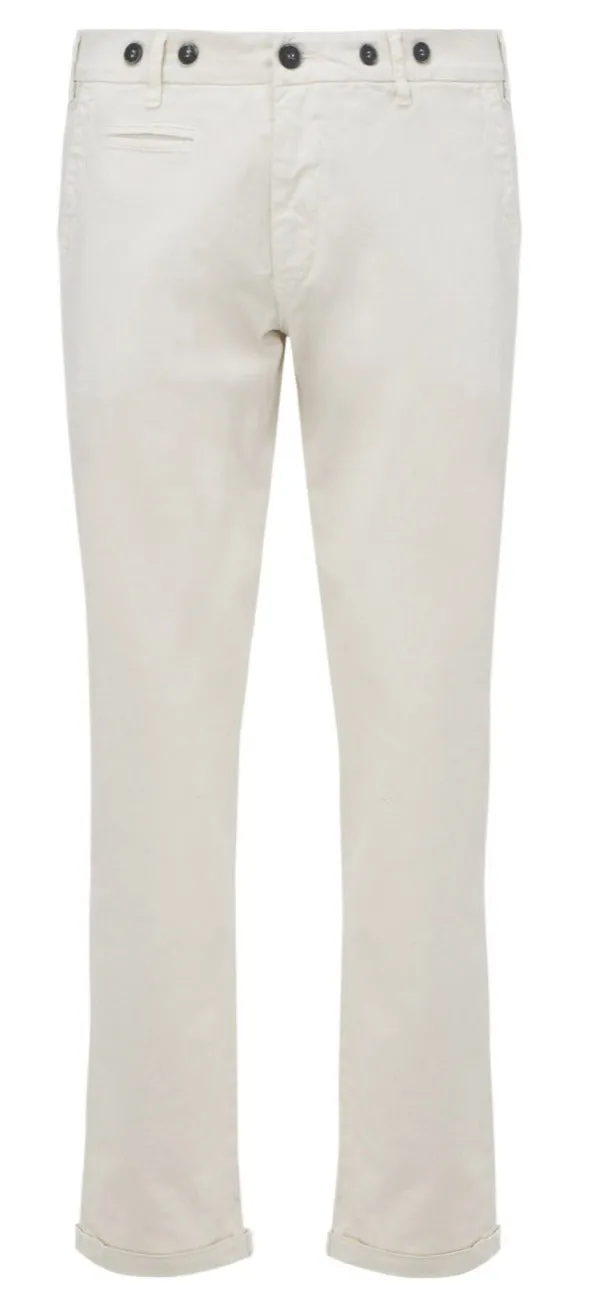 Barena Button Detailed Mid-Rise Pants