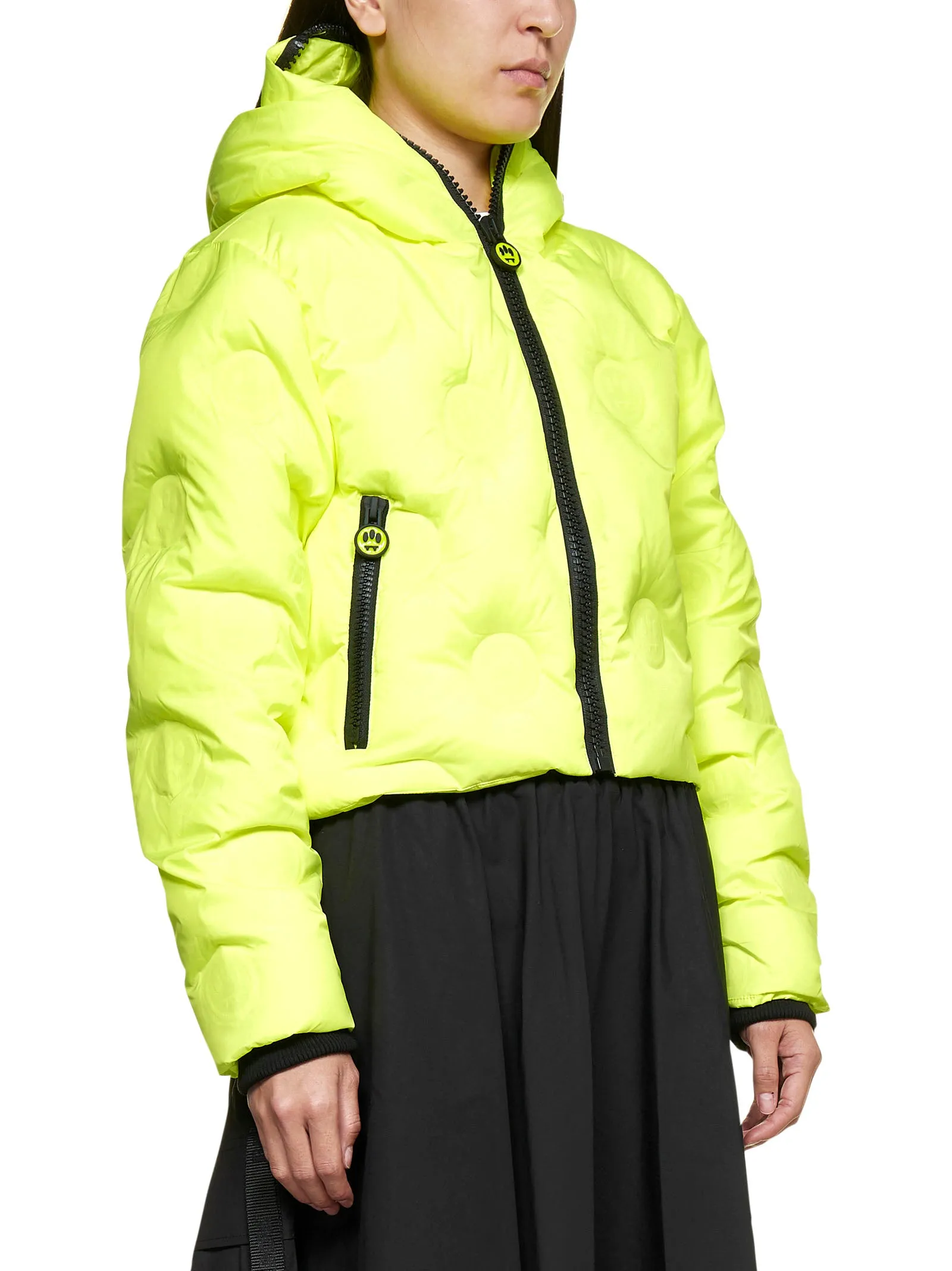 Barrow Embossed Monogram Zipped Puffer Jacket
