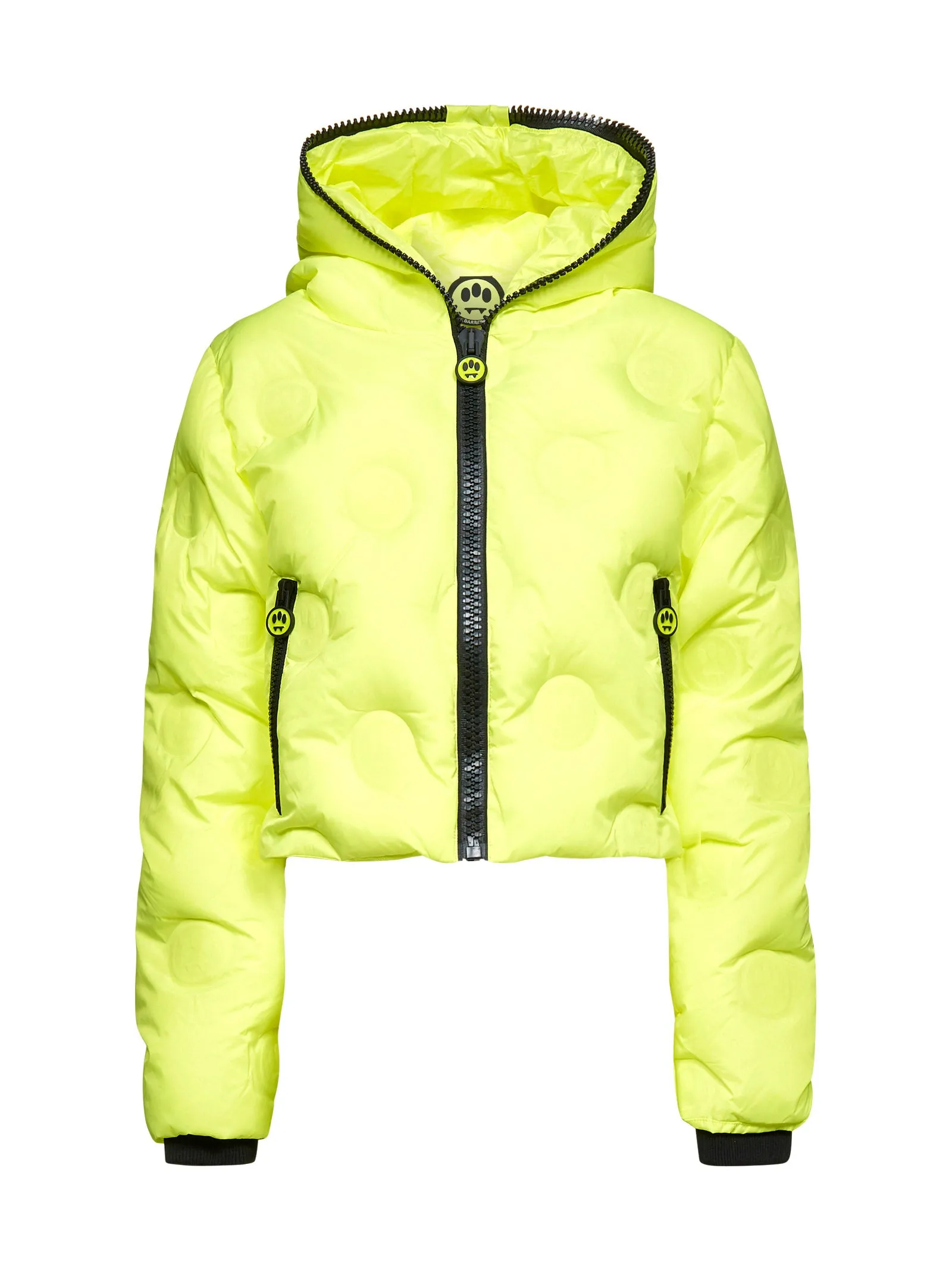 Barrow Embossed Monogram Zipped Puffer Jacket