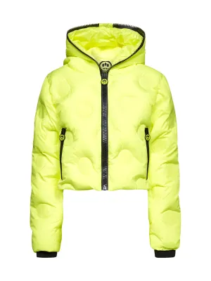 Barrow Embossed Monogram Zipped Puffer Jacket