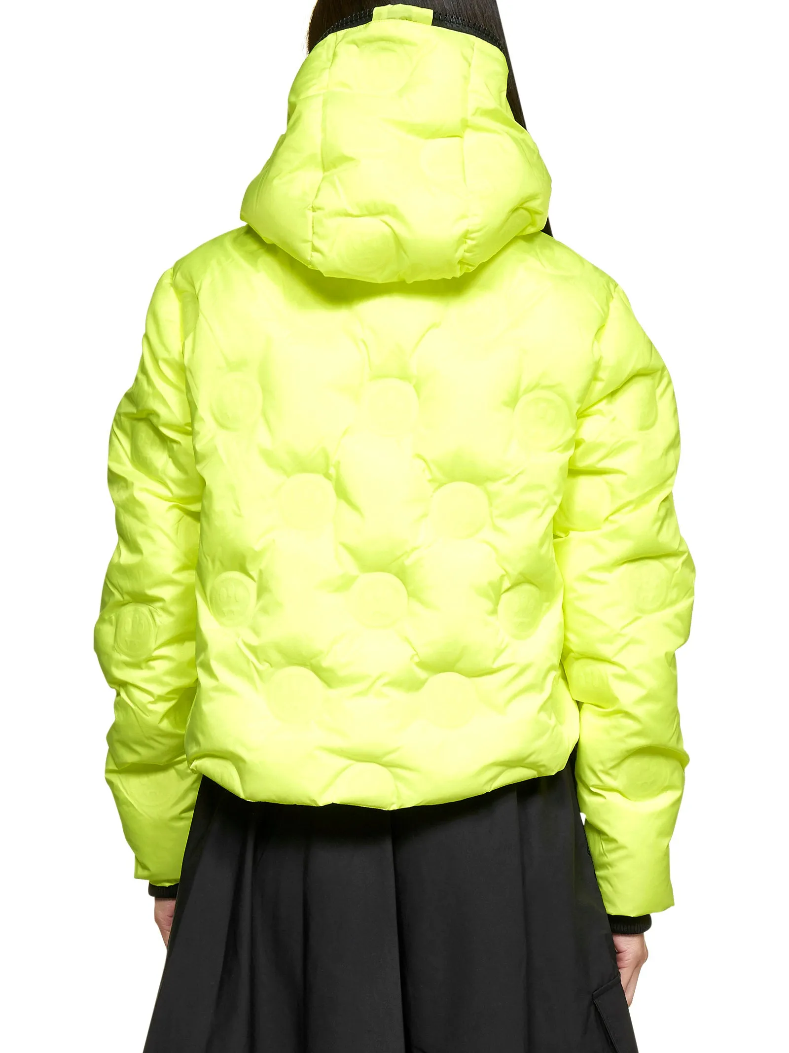 Barrow Embossed Monogram Zipped Puffer Jacket
