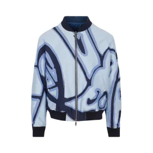 Berluti Logo Patch Reversible Zip-Up Jacket