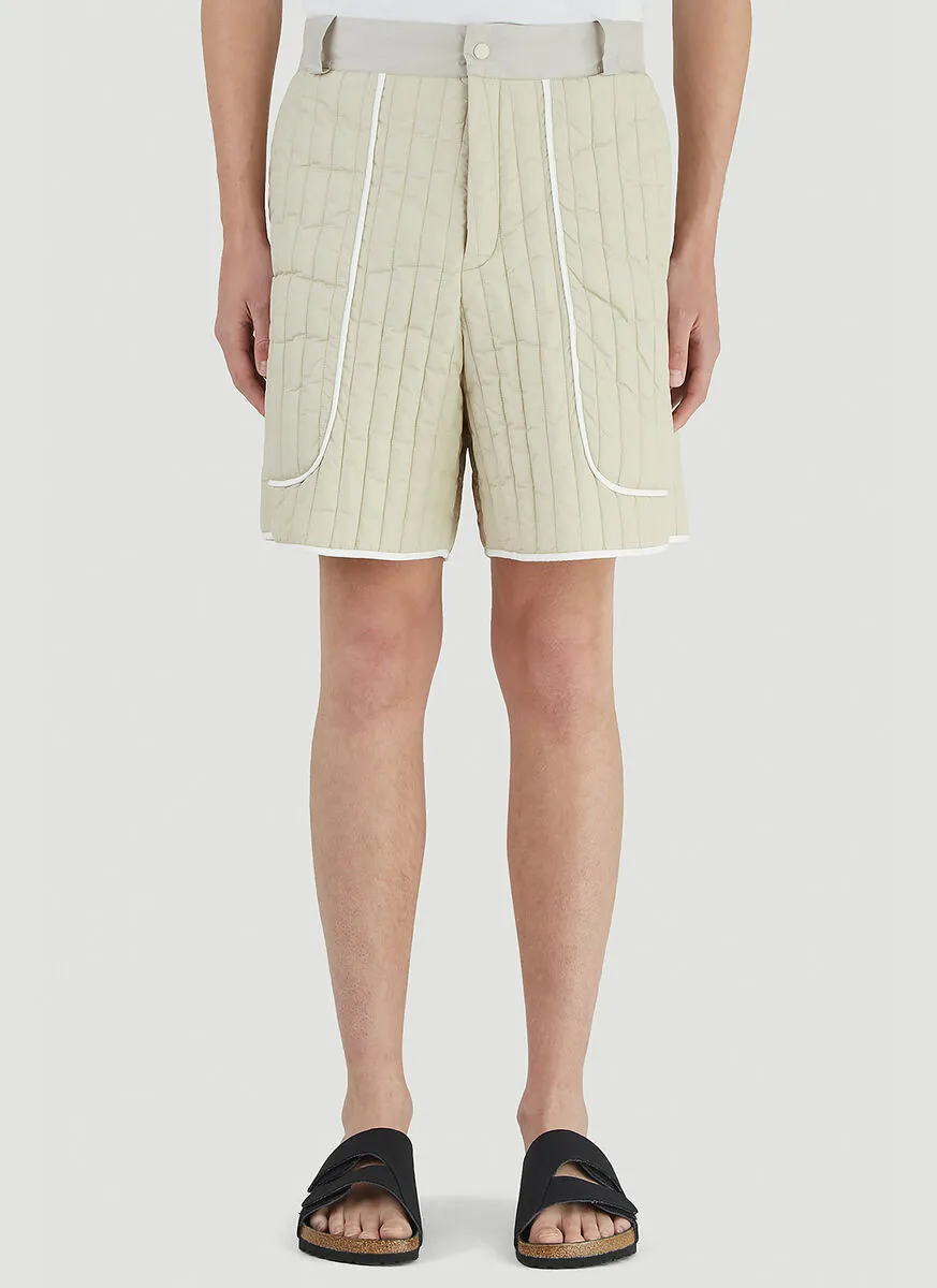 Birkenstock X Toogood The Beachcomber Quilted Shorts