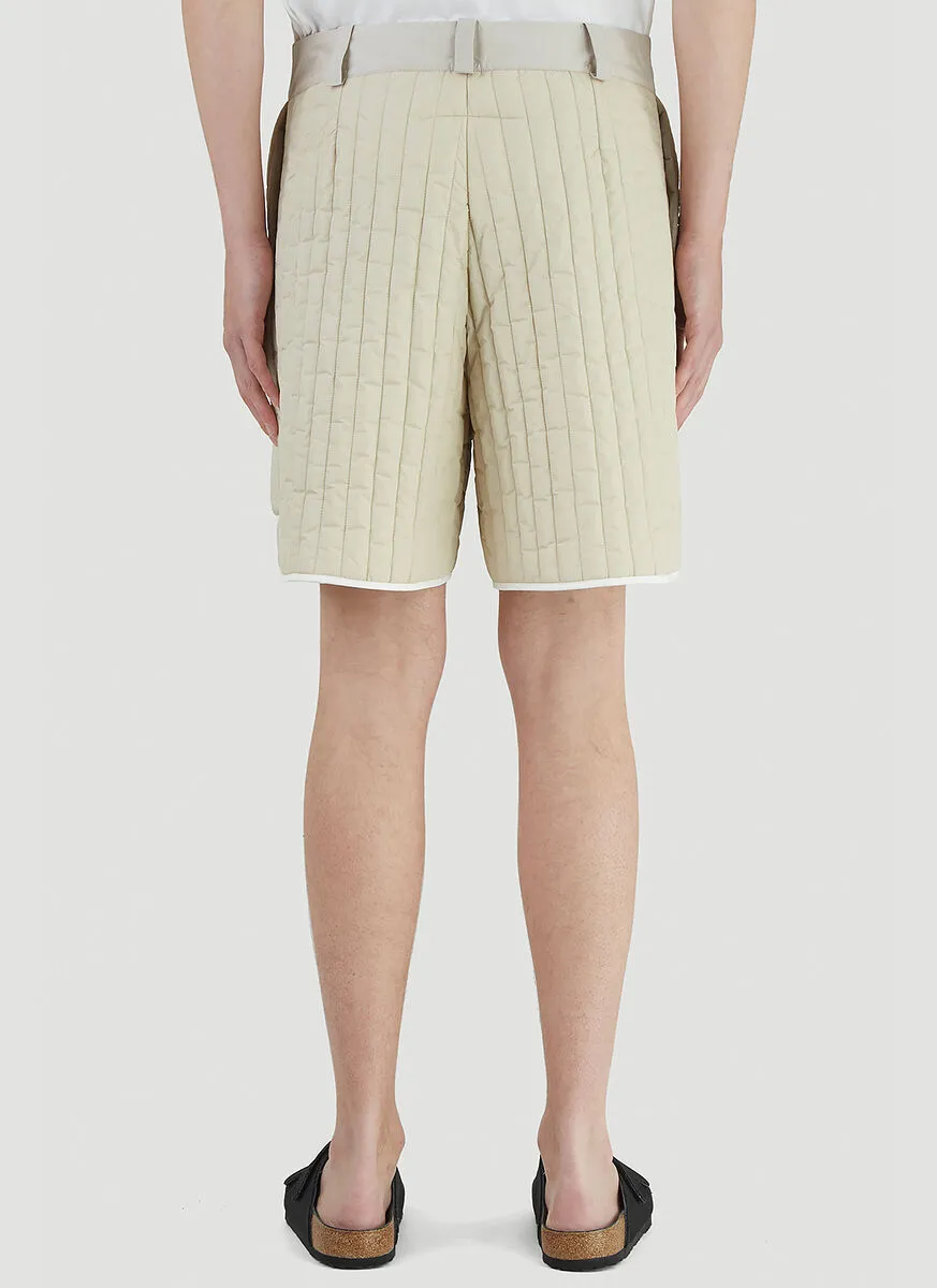 Birkenstock X Toogood The Beachcomber Quilted Shorts