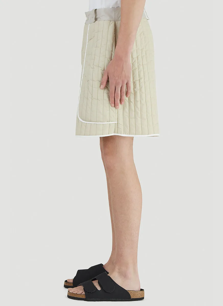 Birkenstock X Toogood The Beachcomber Quilted Shorts