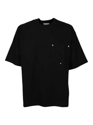 Bottega Veneta Rivet Embellished Heavy Jersey T-Shirt