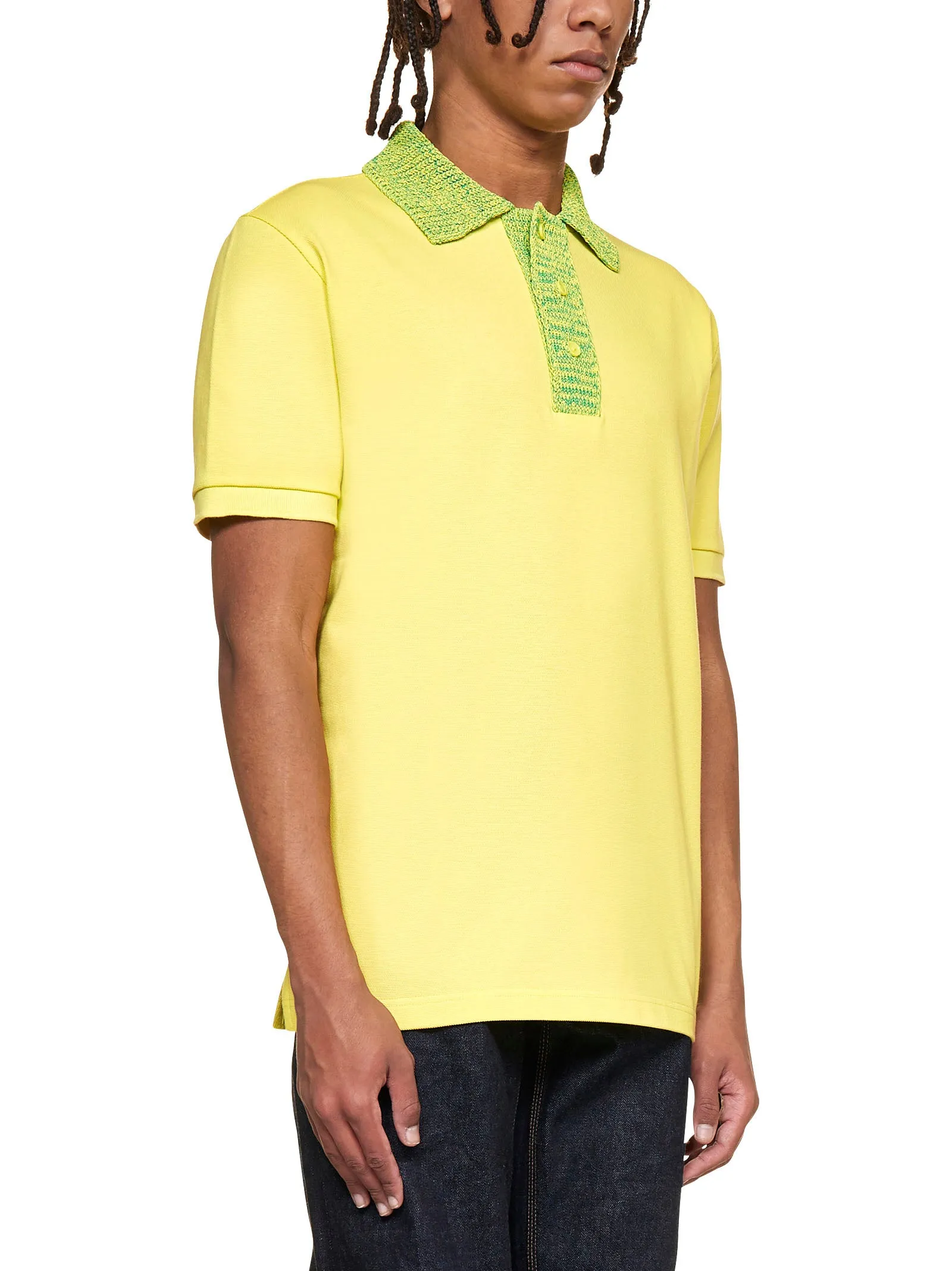 Bottega Veneta Short Sleeved Polo Shirt