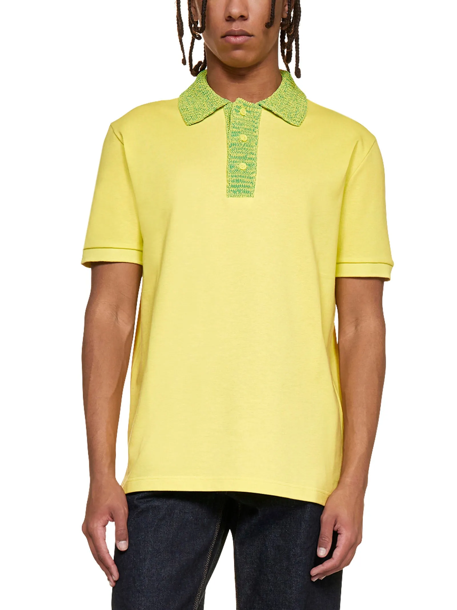 Bottega Veneta Short Sleeved Polo Shirt