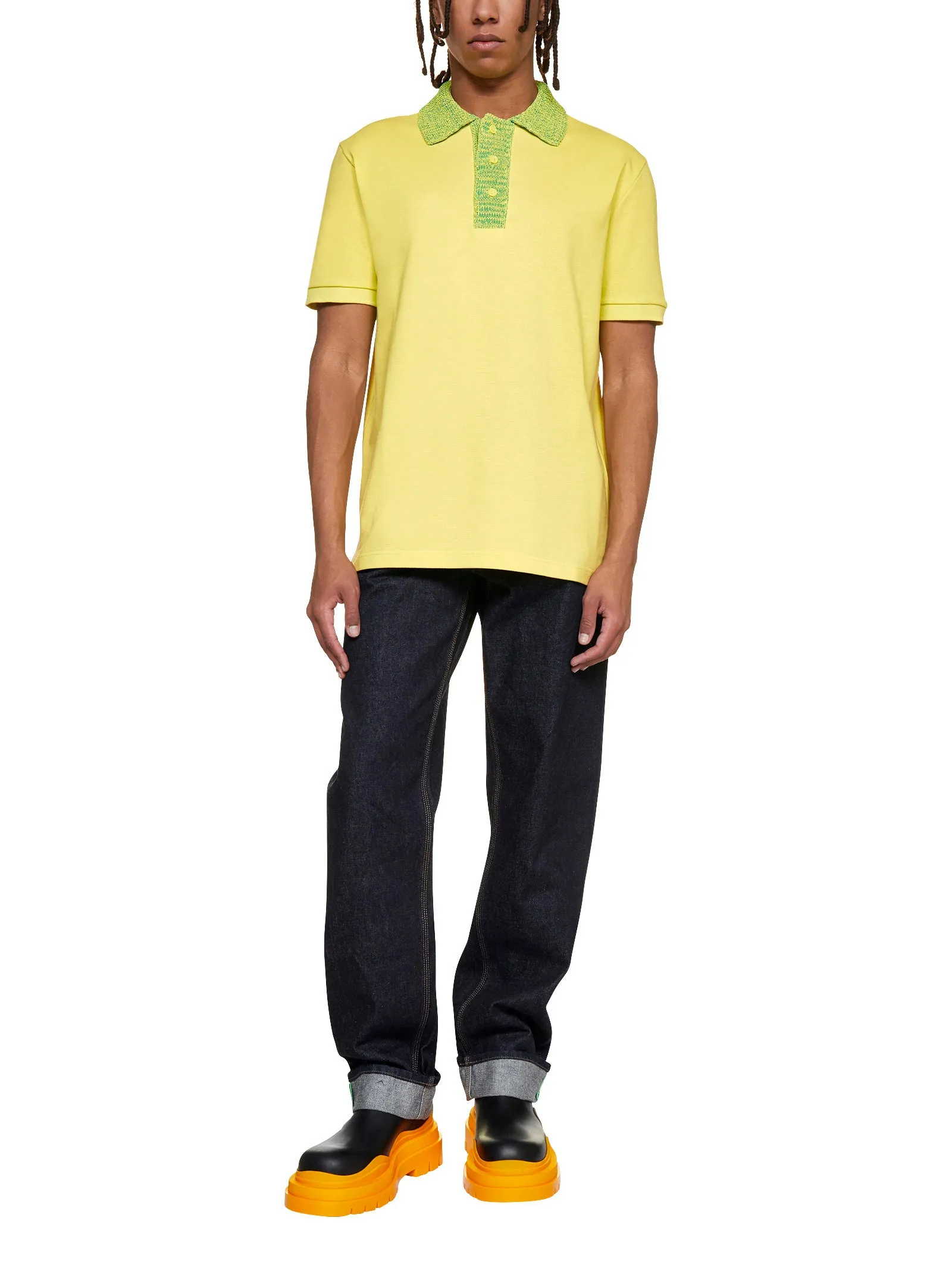Bottega Veneta Short Sleeved Polo Shirt