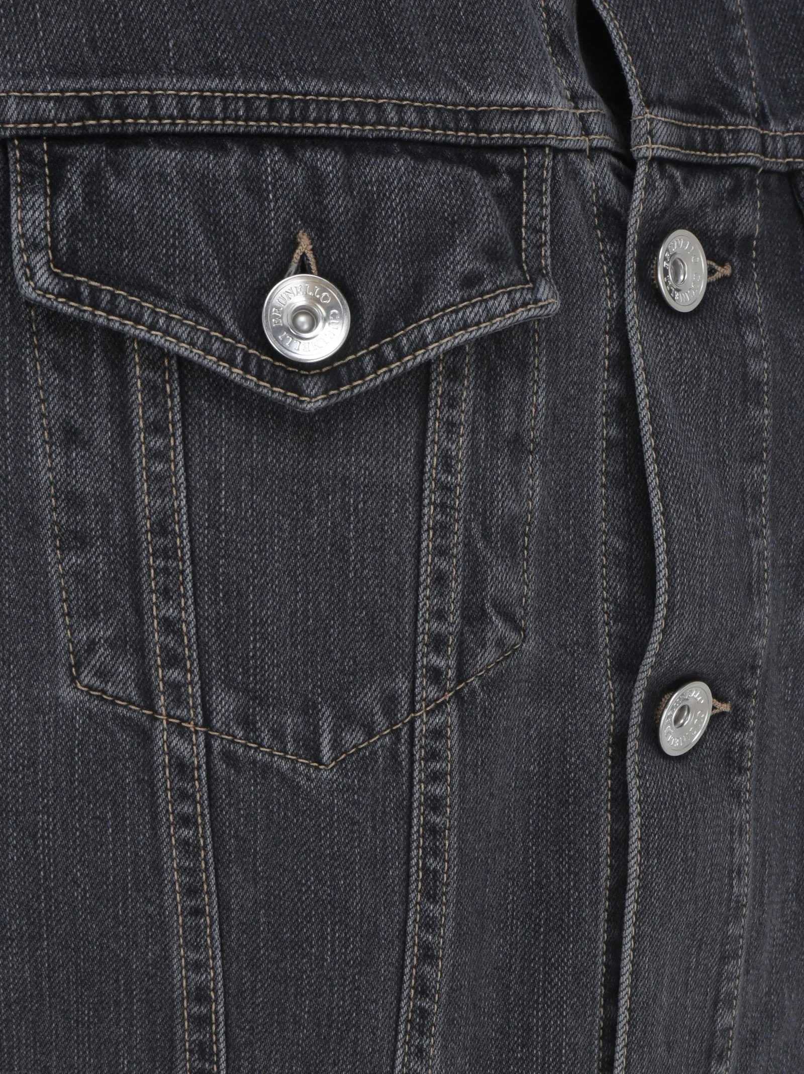 Brunello Cucinelli Buttoned Denim Jacket