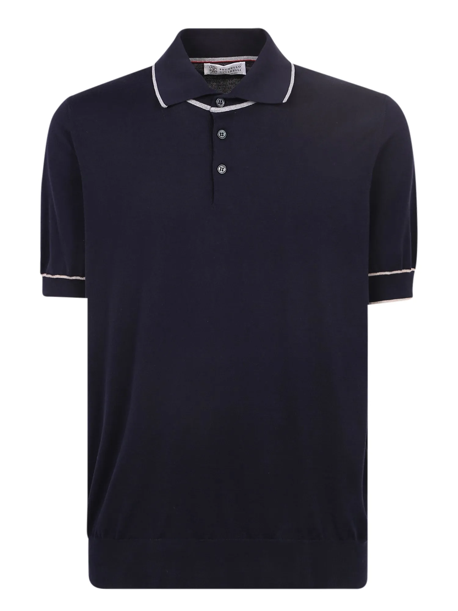 Brunello Cucinelli Contrast Trim Polo Shirt