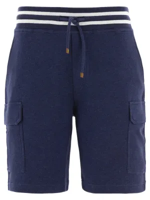 Brunello Cucinelli Drawstring Straight Cut Cargo Shorts