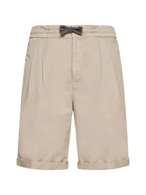 Brunello Cucinelli Drawstring Straight Cut Shorts