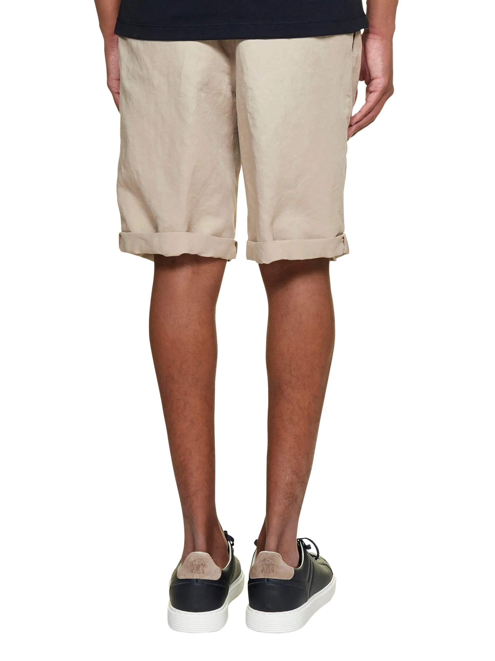 Brunello Cucinelli Drawstring Straight Cut Shorts