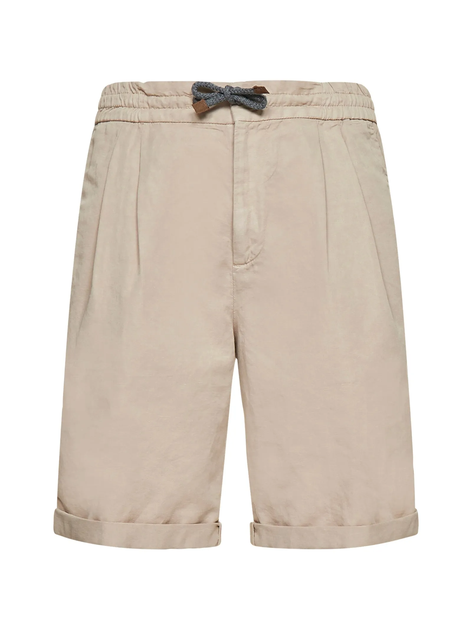 Brunello Cucinelli Drawstring Straight Cut Shorts